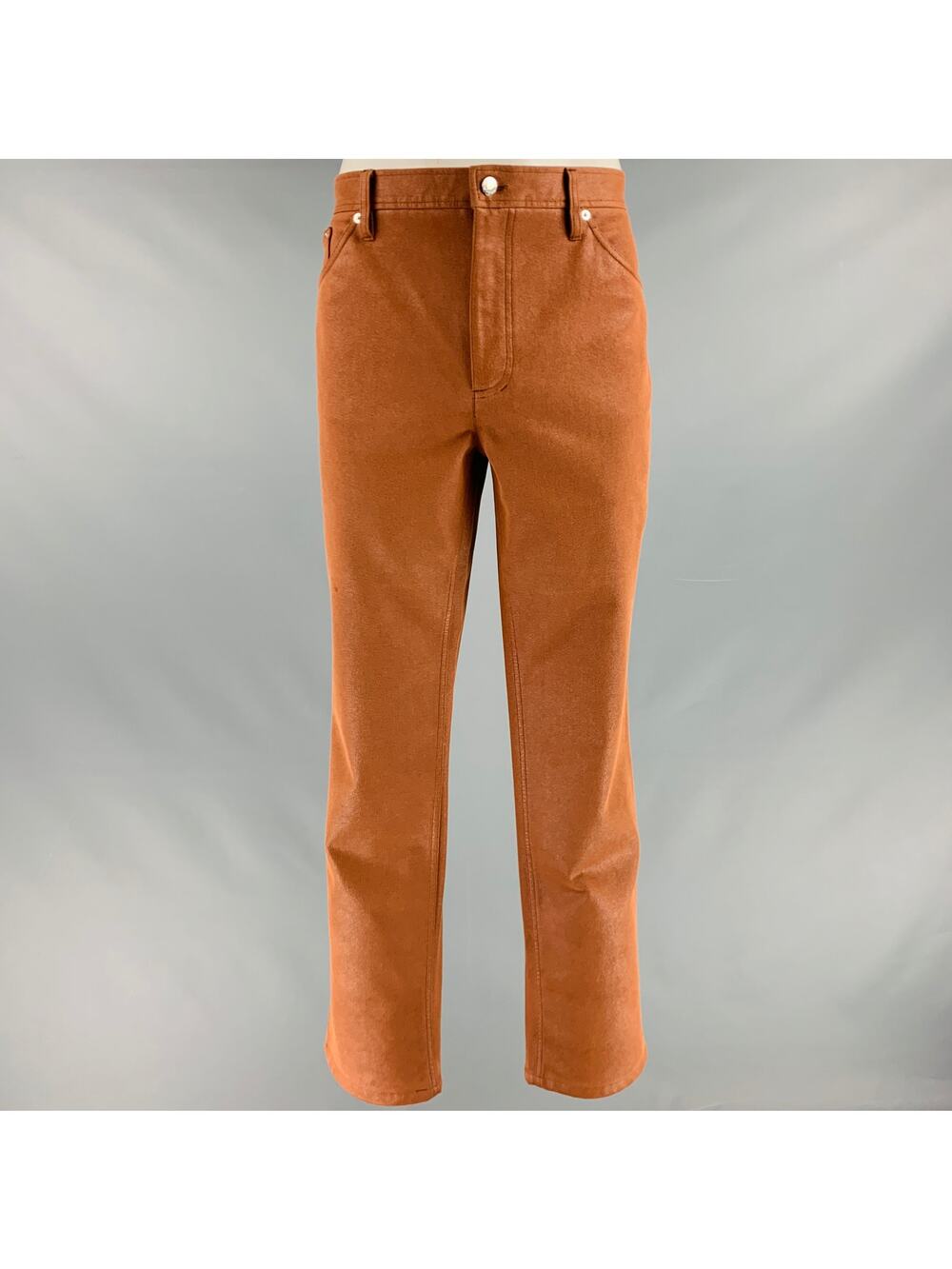 SEFR Size 36 Camel Polyester Blend 5 Pocket Casual Pants